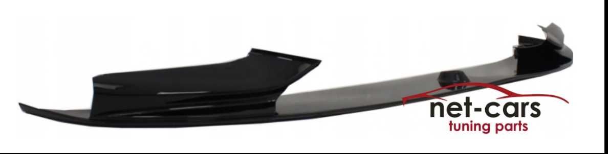 Spoiler przód + grill + dyfuzor BMW F10 F11 czarny połysk OO-OO
