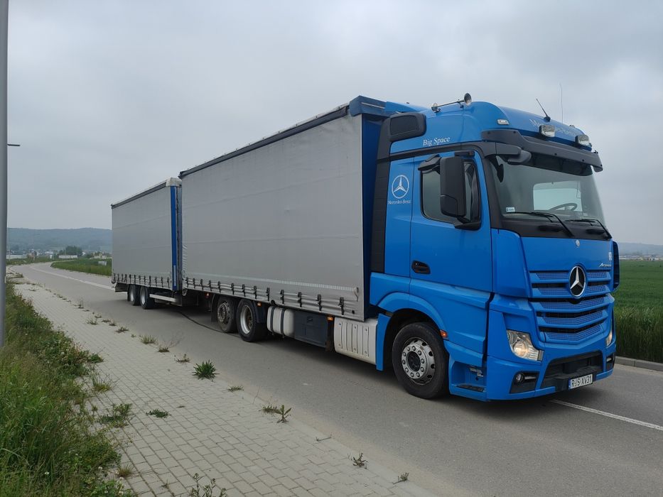 Mercedes actros 450 euro 6 zestaw tandem