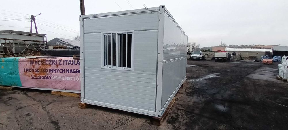 Kontener biurowy budowlany socjalny garaż stróżówka za 500 zł / raty