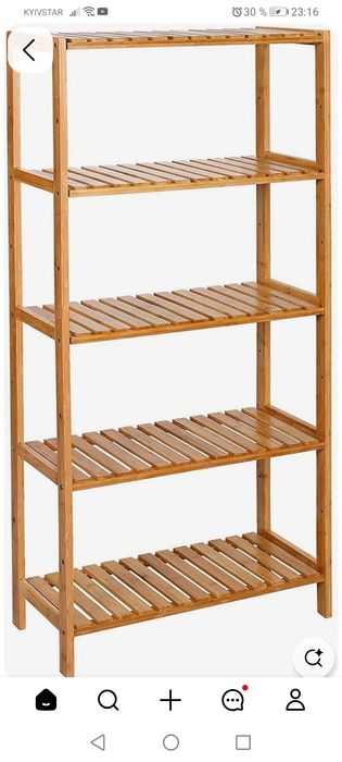 Етажерка дерев'яна. Стелаж для Квітів для Книг для Взуття