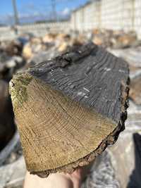 Drewno dębowe suche łupane, opał, kominkowe, 1,7m³