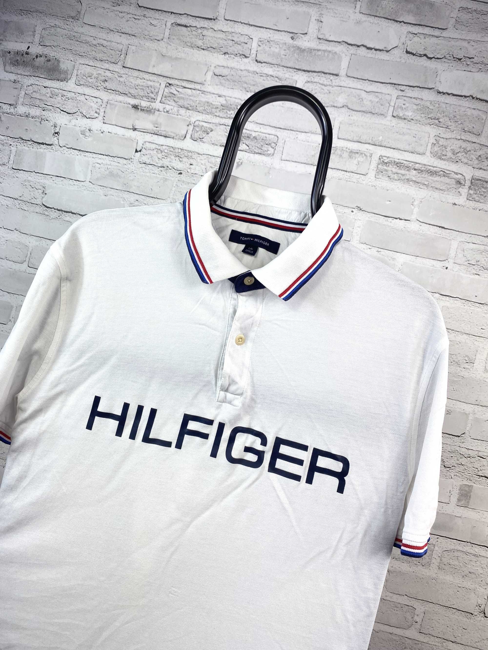 TOMMY HILFIGER Koszulka Polo Męska Bawełniana Nowy Model_L_