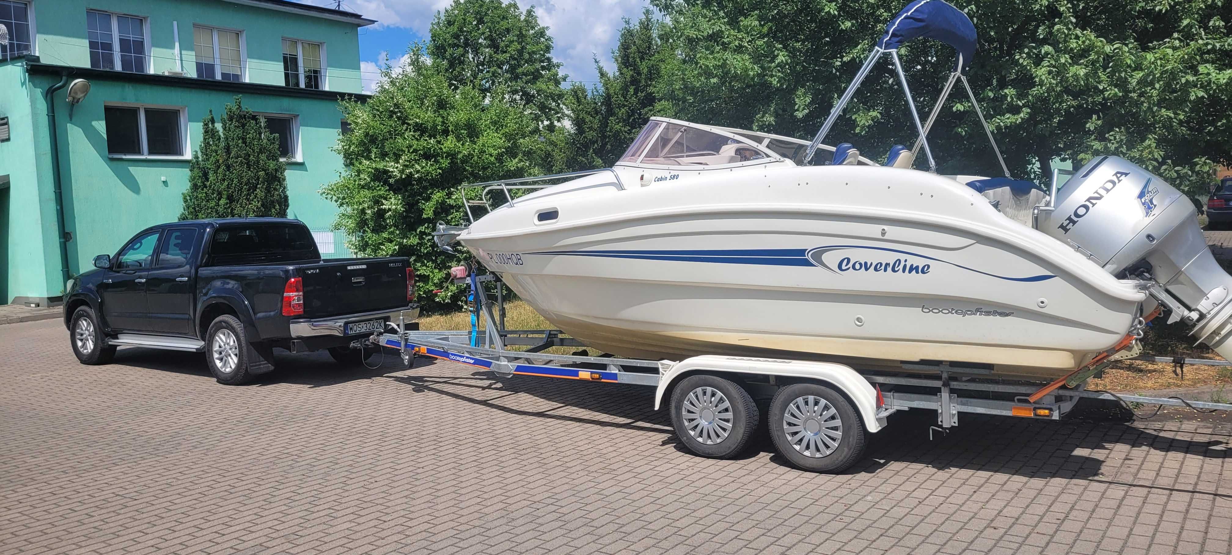 Łódź motorowa kabinowa COVERLINE 580 Cabin