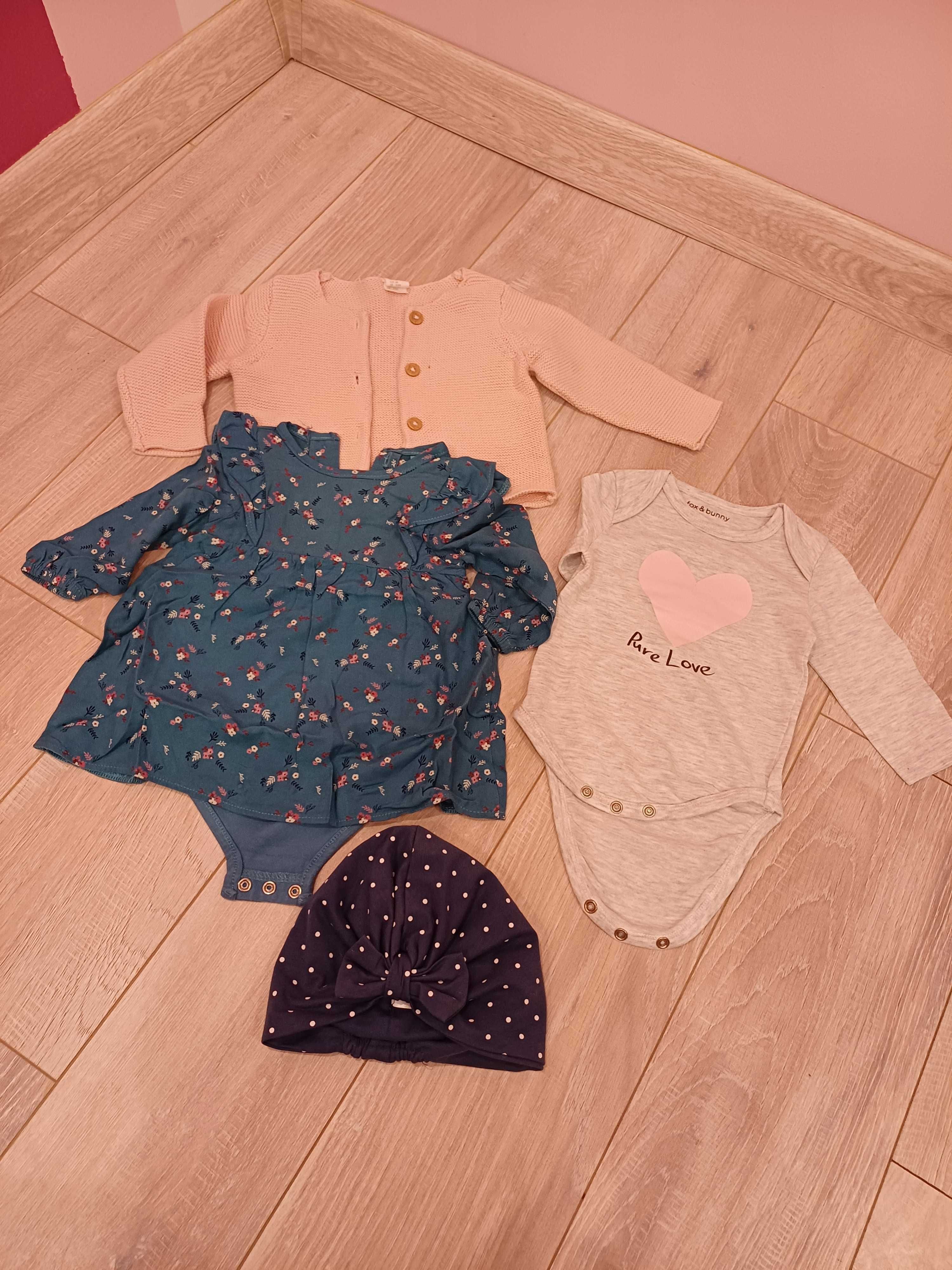 Body sweterek dla dziewczynki r.68