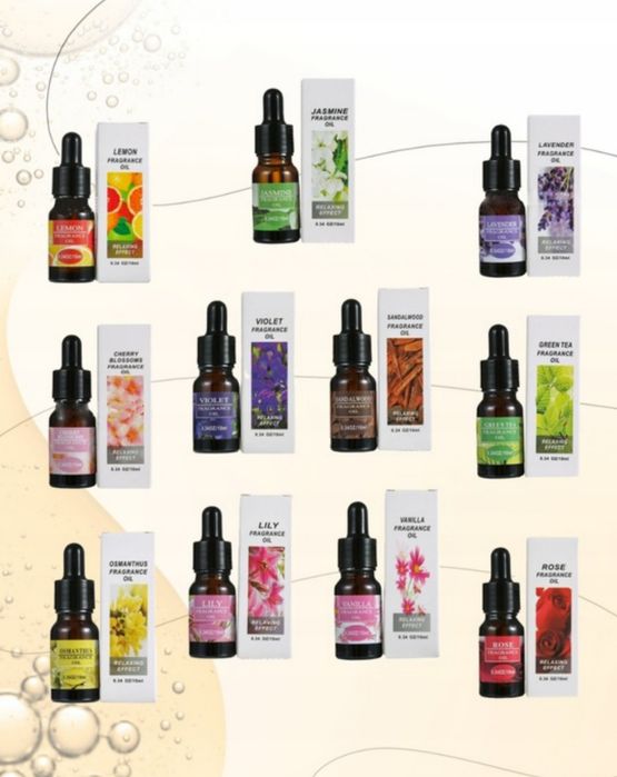 Olejki zapachowe eteryczne zestaw 12 sztuk 120ML aromatyczne do sauny