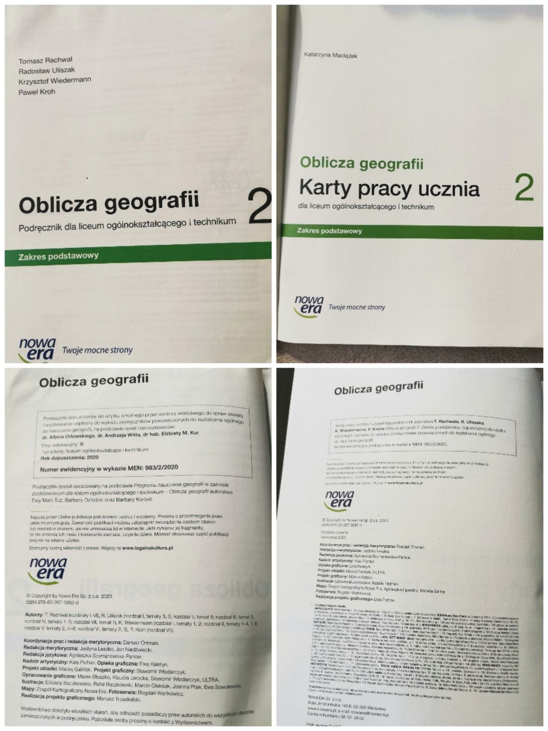 Podręczniki do 2 klasy liceum/ technikum