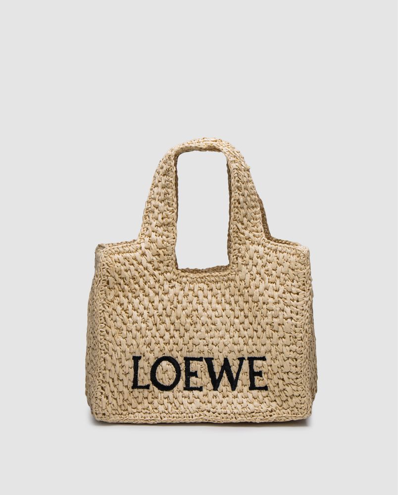 Torebka Loewe Medium Font Tote in Raffia