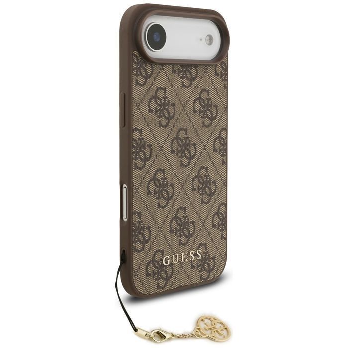 Etui GUESS 4G Charms Collection MagSafe do Iphone 17 Air brązowy
