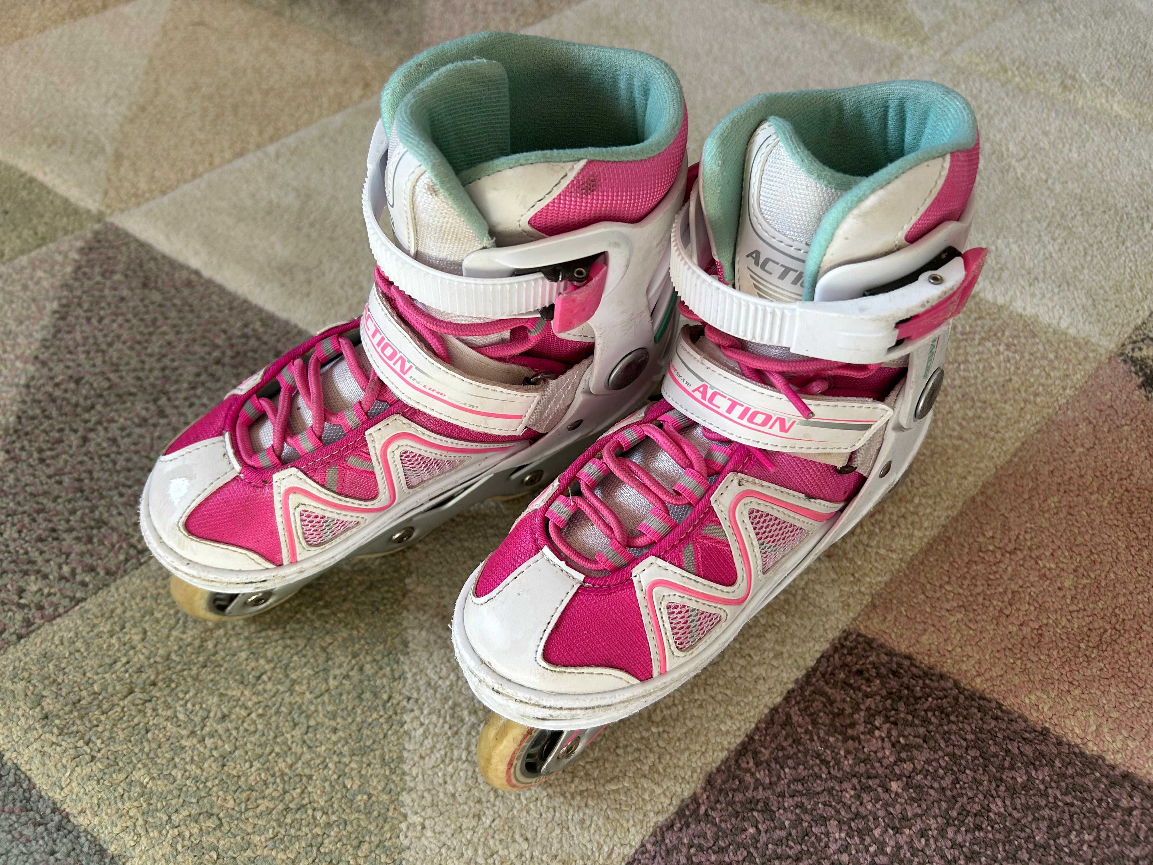Rolki Action regulowane rozmiar 35-38