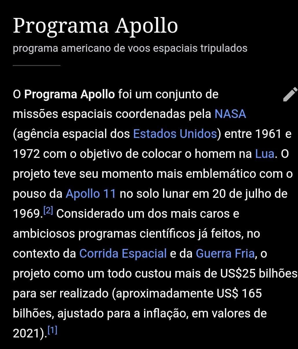 Filme em Super 8 da NASA da 1ª Viagem à Lua