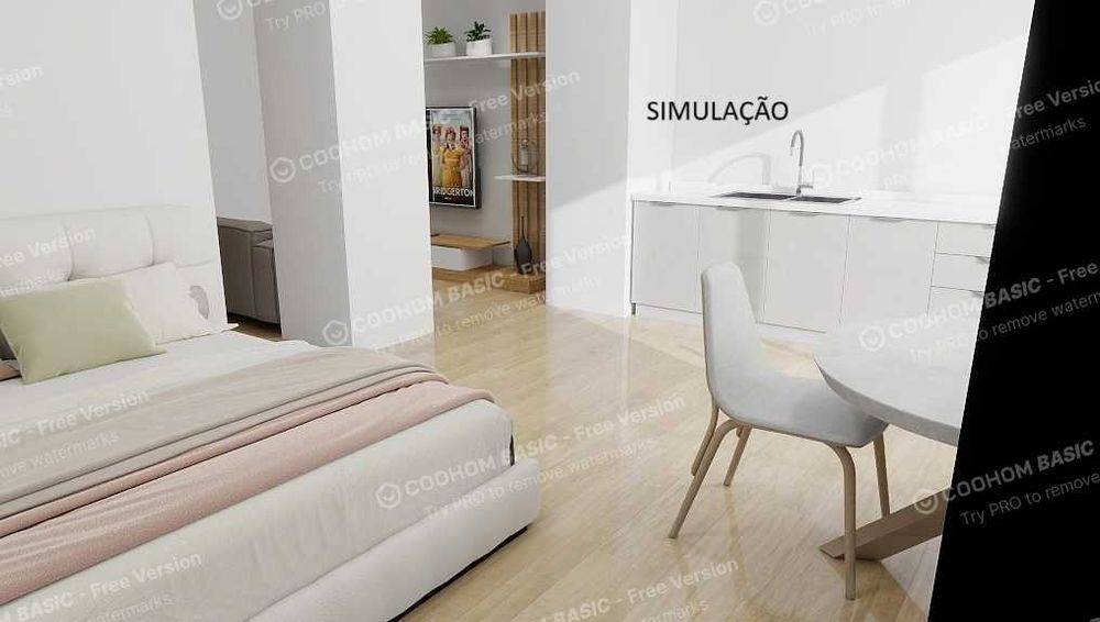 T0/Estúdio para Habitação ou Comércio no Centro Histórico