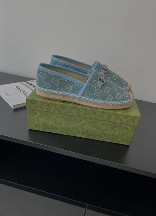 Espadryle GUCCI 2025 – monogram GG, luksusowe wykonanie, rozmiary 35–4