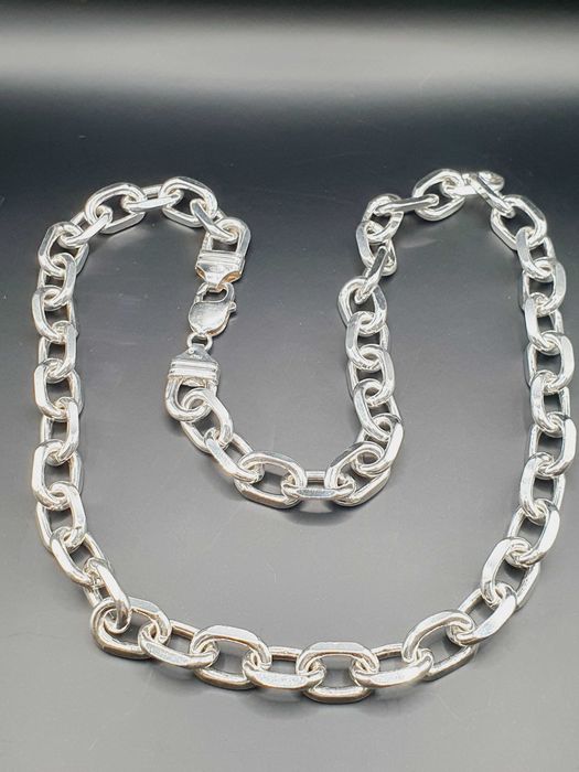 Łańcuszek Srebrny Ankier 925 Masywny