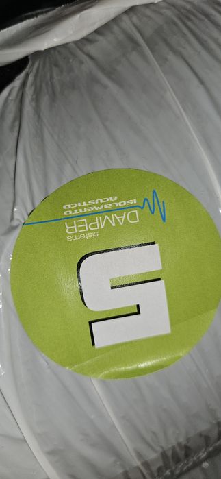 Damproll 5mm manta Acústica, tapete de borracha