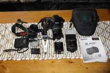 Aparat Pentax K20.