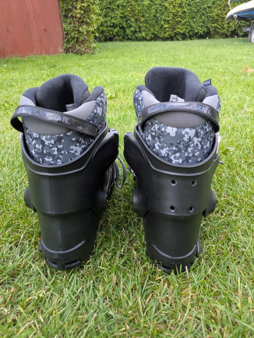 Powerslide Next 46/47 boot z linerem MyFit + opcjonalnie szyna 3x110