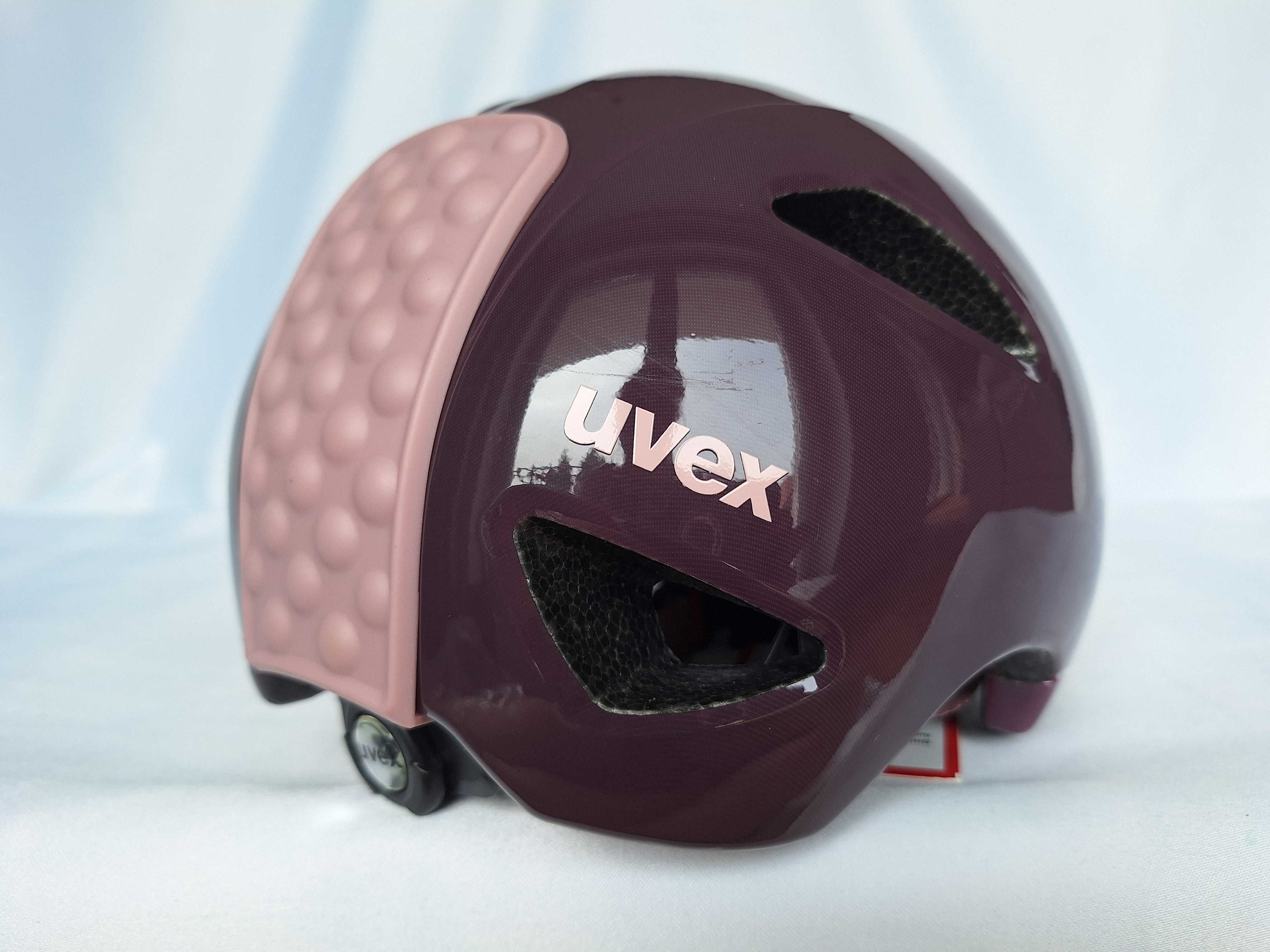 Kask rowerowy dziecięcy Uvex Oyo Plum Dust Rose XS 45-50cm