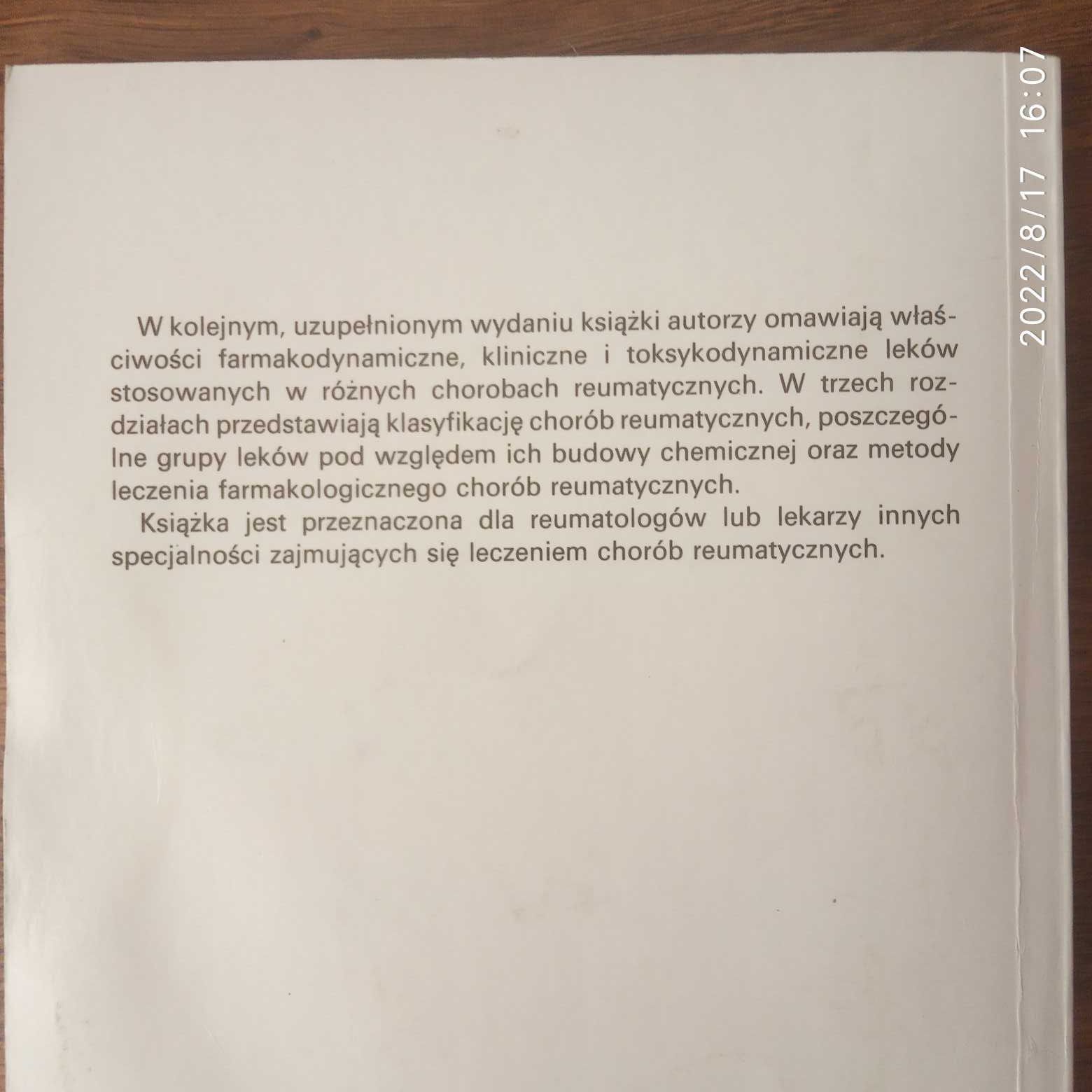 Farmakoterapia chorób reumatycznych - Luft , Herman / reumatologia