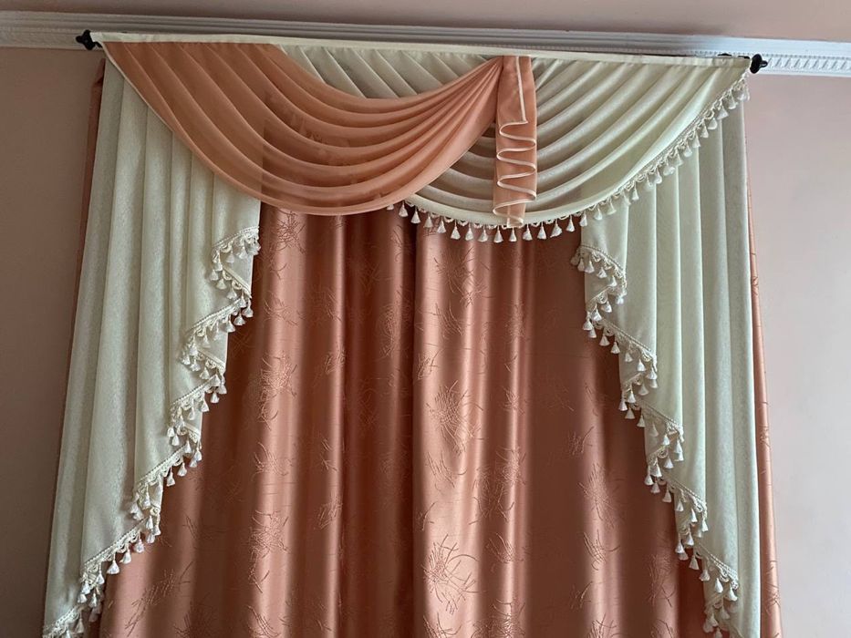 Штори 6шт без лабрикен