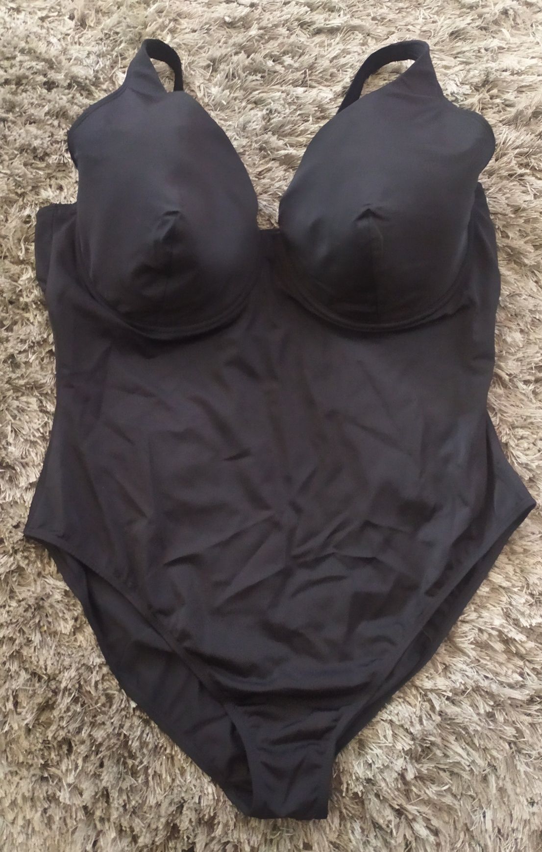 NOWY modelujący strój kąpielowy 1 częściowy r. 50 ( 100 E ) czarny Bpc