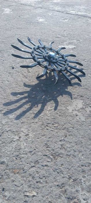 Ротаційна борона, гідравлична мотига, борона Джон Дір посиленна