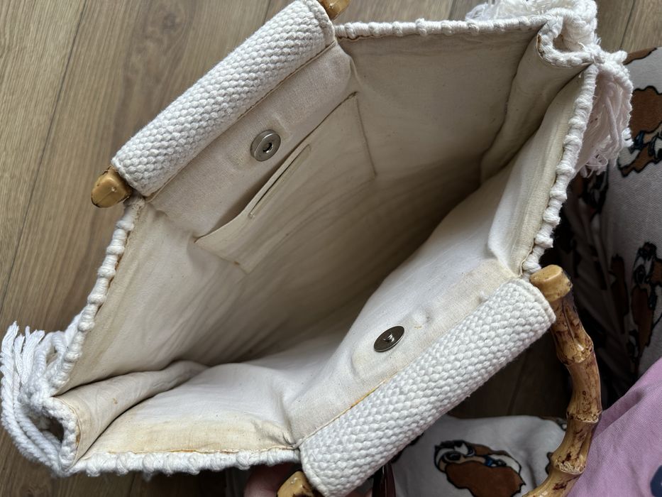 torba zara woman z frędzlami