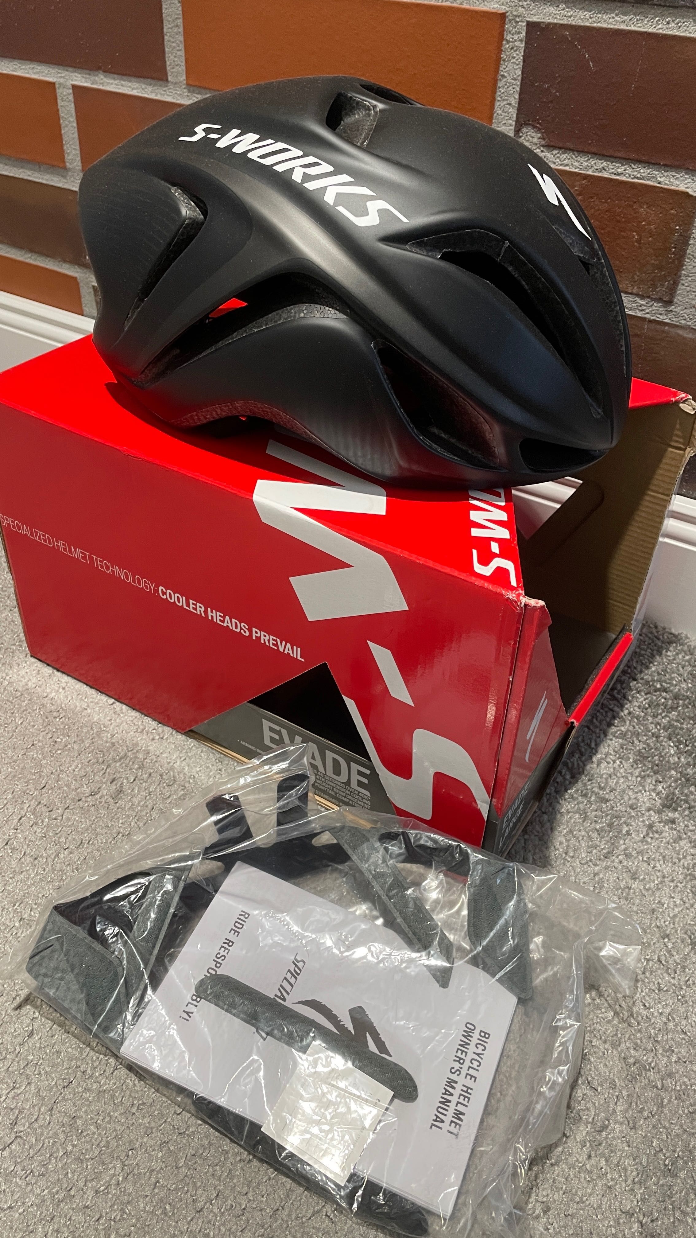 Kask Specialized Evade S-Works szosa mtb rozm L nowy Prevail