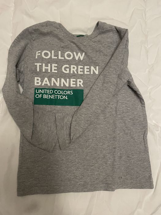 Bluzka 110/116 benetton dlugi rekawa