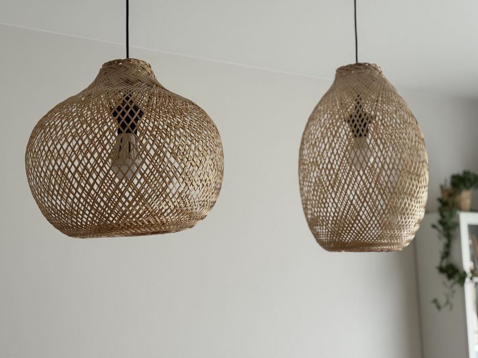 Lampa wisząca BOHO bambusowa