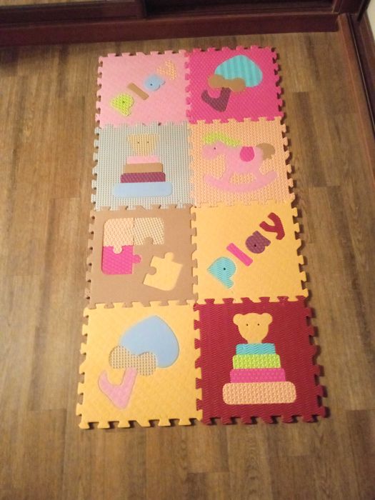 Килимок пазл розвиваючий масажний  EVA