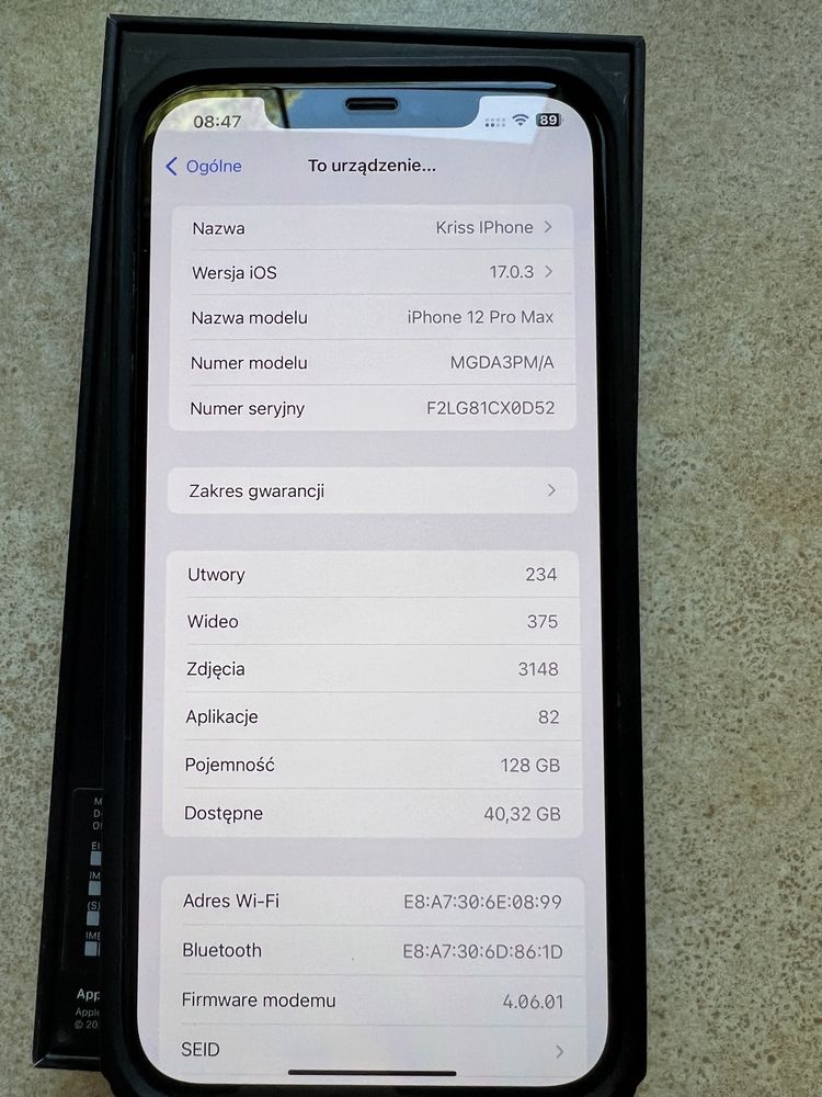 iPhone 12 Pro Max 128 GB