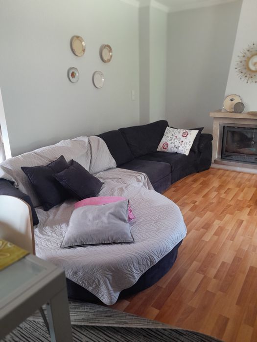 Sofá grande com chaise loung