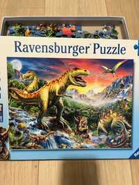 Puzzle Ravensburger 100szt 6+ Premium dinozaury