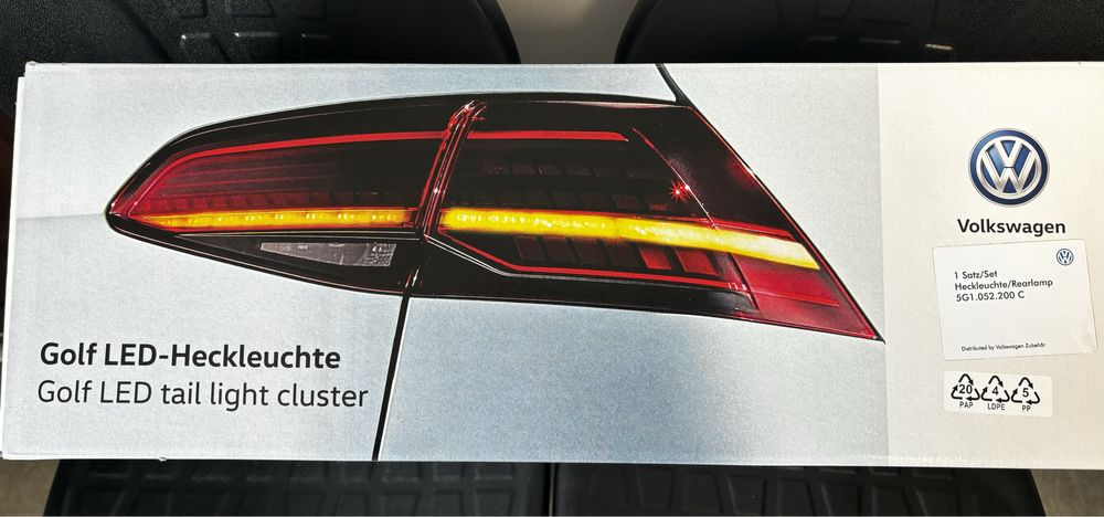 Lampy tył Golf 7 HB Lift zestaw nowy . Oryginalny