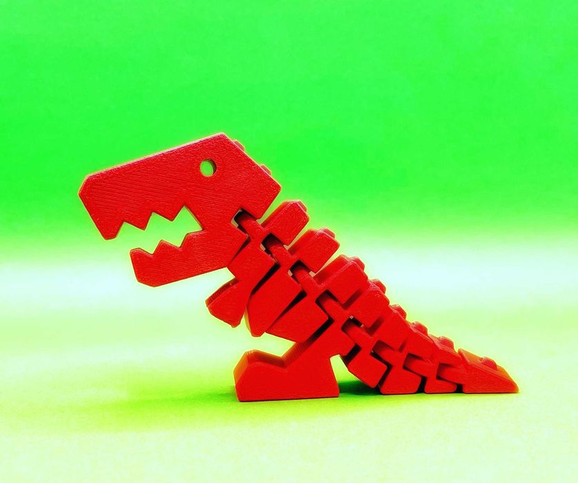 Figurka Dinozaur T-rex Antystresowa Giętka