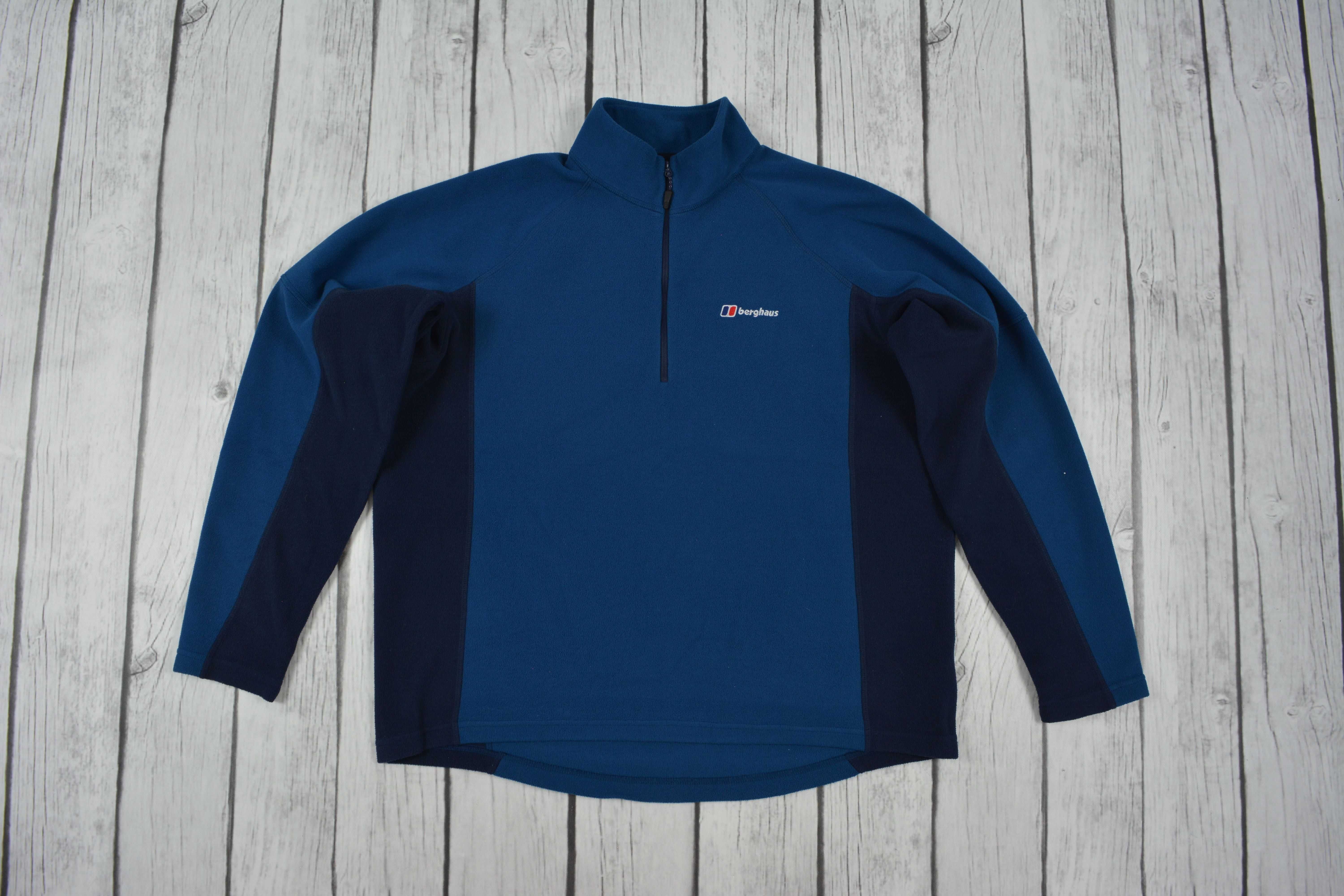 Berghaus Outdoor Turystyczna Bluza Polar Half Zip Trekking Roz. XL/XXL