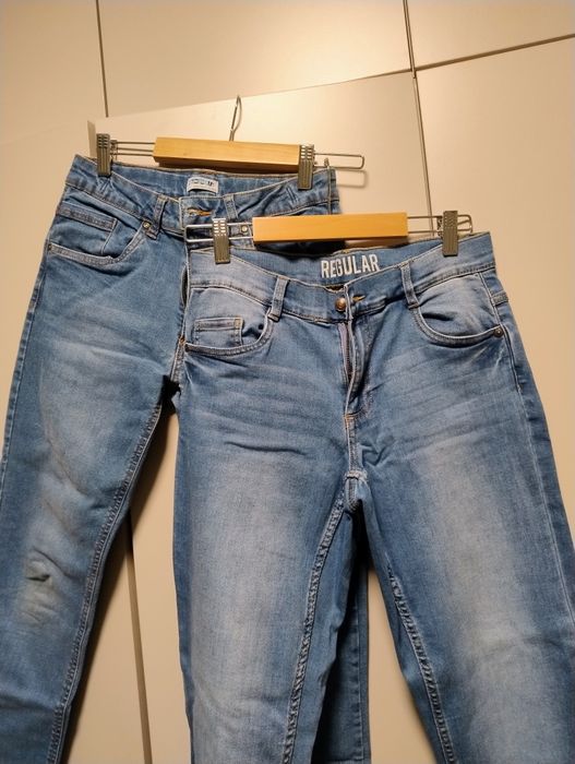 Spodnie jeans rozm 158