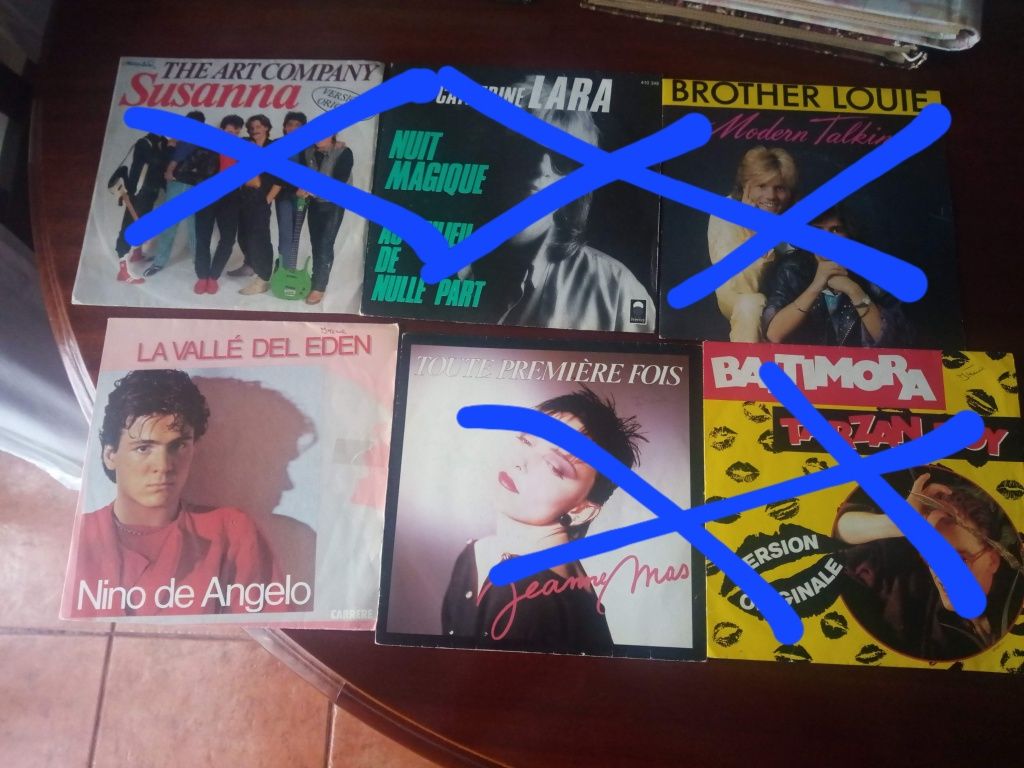 4 discos de vinil