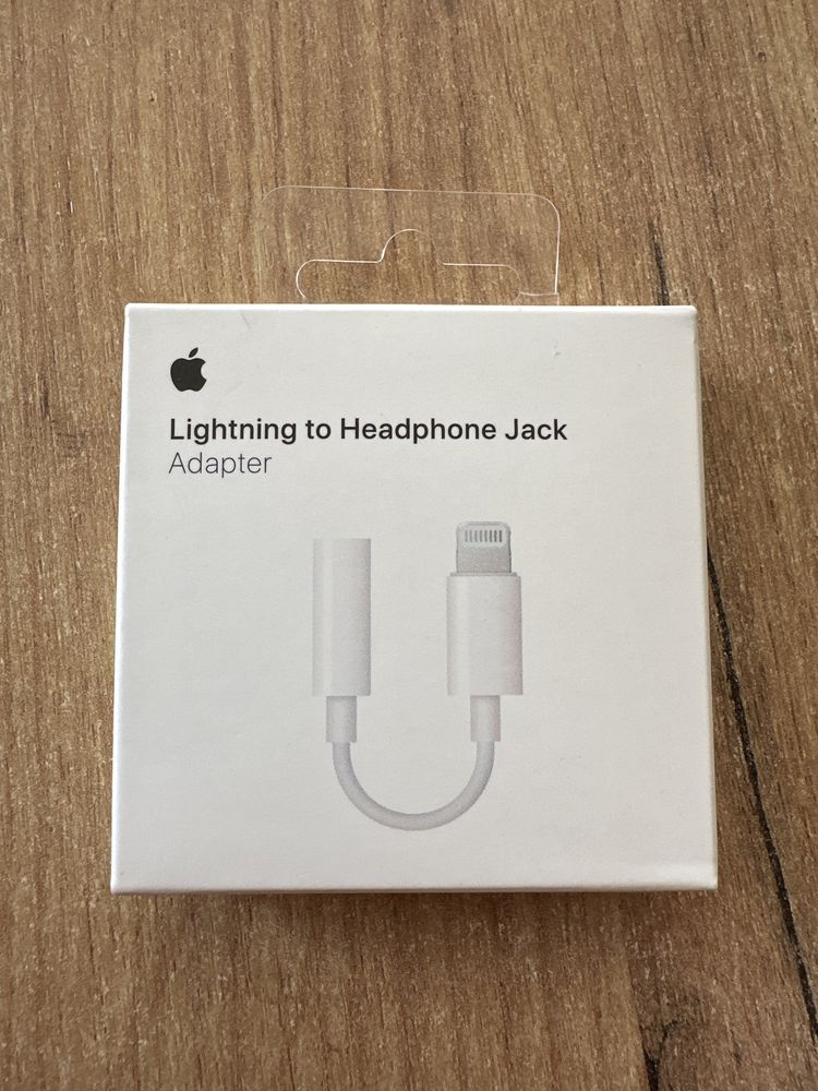 Adapter Apple - Lightning na sluchawki 3,5 mm