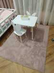 Dywan rabbit plusz 120x160 brudny róż Multi-Decor dla dziewczynki