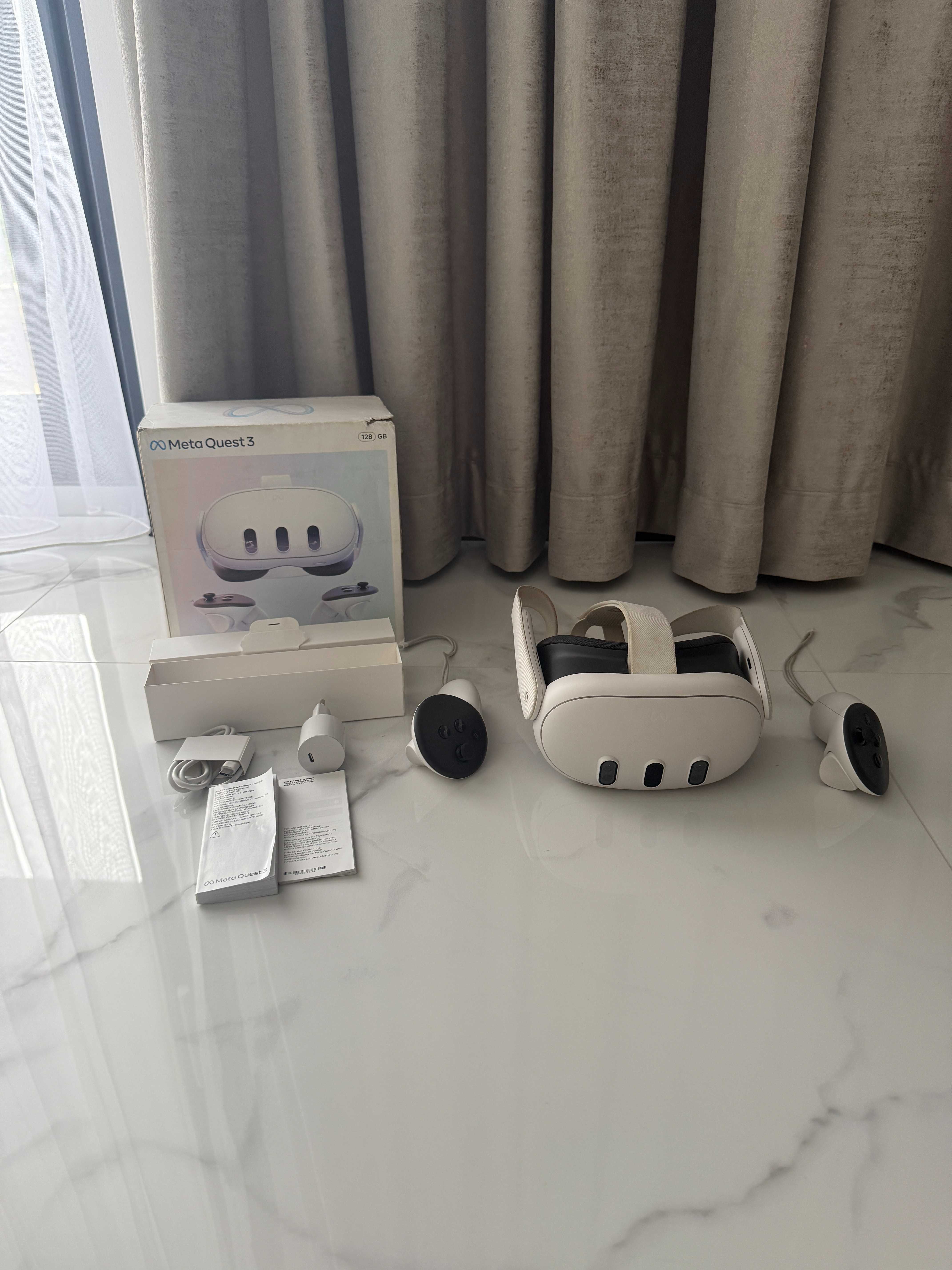 Gogle Meta Oculus Quest 3 128GB VR wirtualna rzeczywistość Okulary