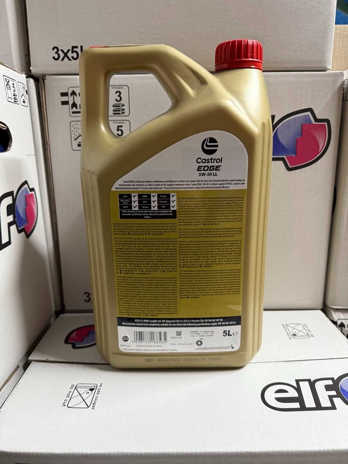 Моторне мастило Кастрол Castrol EDGE FST 5W-30 LL 5 л.
