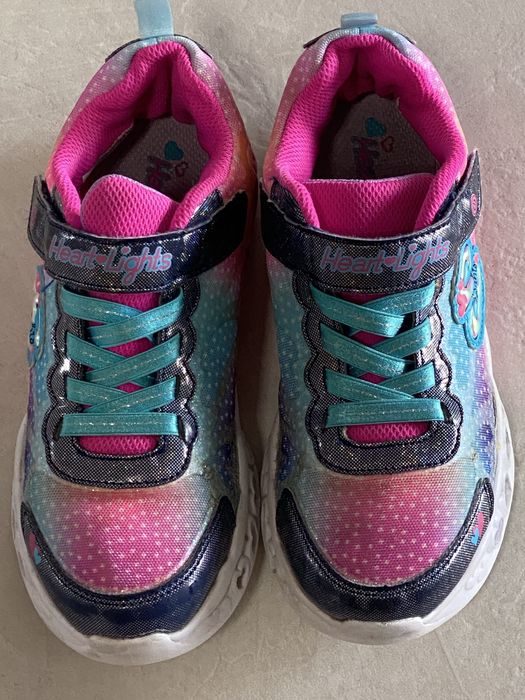 Skechers 33,5 swiecace buty dla dziewczynki