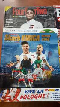 Euro 2016 kolekcja 4 czasopisma, plakaty Real Madryt, Polska 2016 Lewy