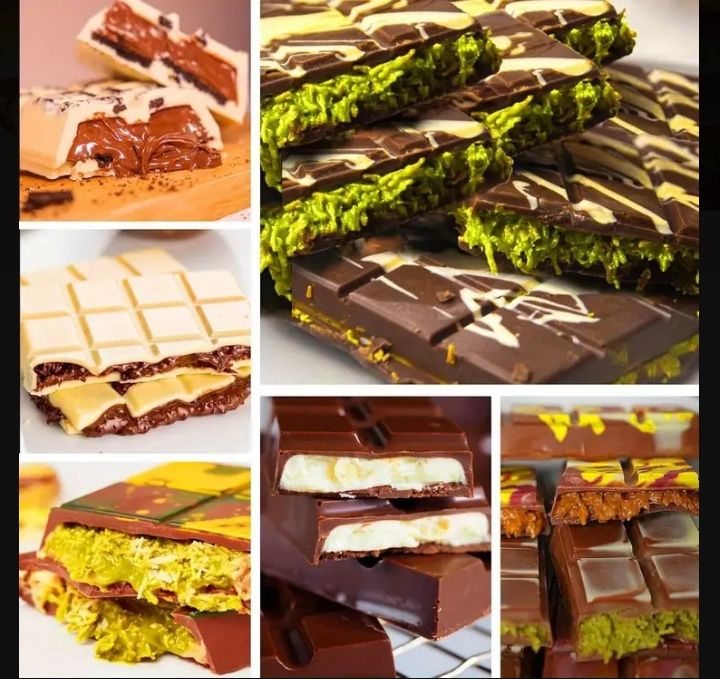 6-komorowa prostokątna forma silikonowa do czekolady,