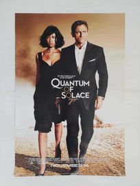 Plakat filmowy oryginalny - Quantum of Solace (wersja dwustronna)