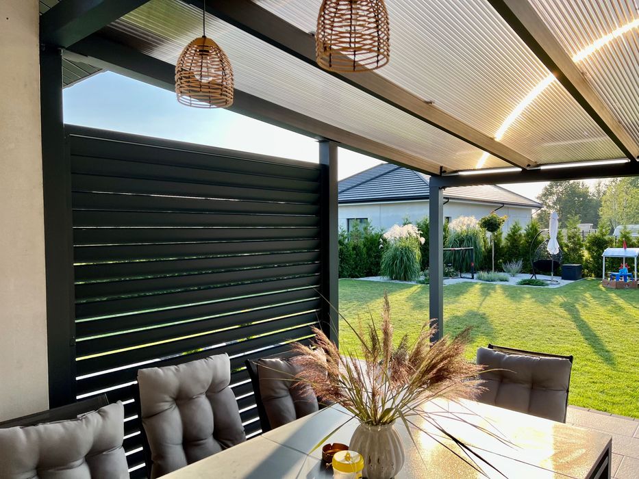 Pergola Aluminiowa/Zadaszenie tarasu/Ogród Zimowy - Na wymiar