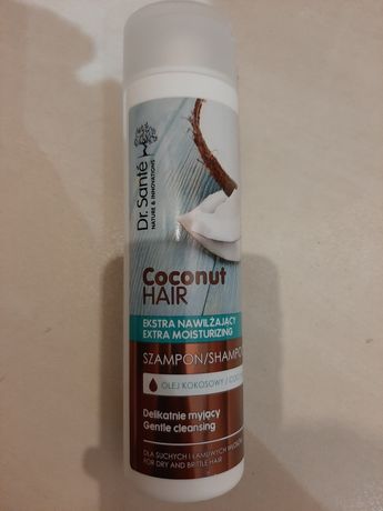 Nowy szampon do włosów cocconut hair extra nawilżający Dr Sante