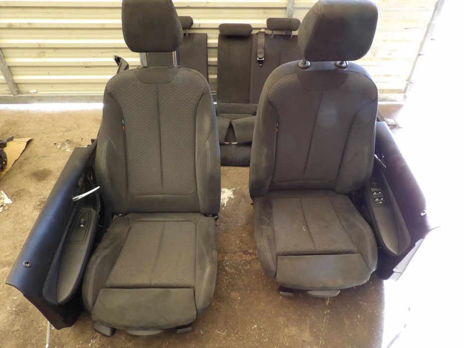 BMW - F20 - FOTELE , KANAPA , BOCZKI - ALCANTARA - KOMPLET