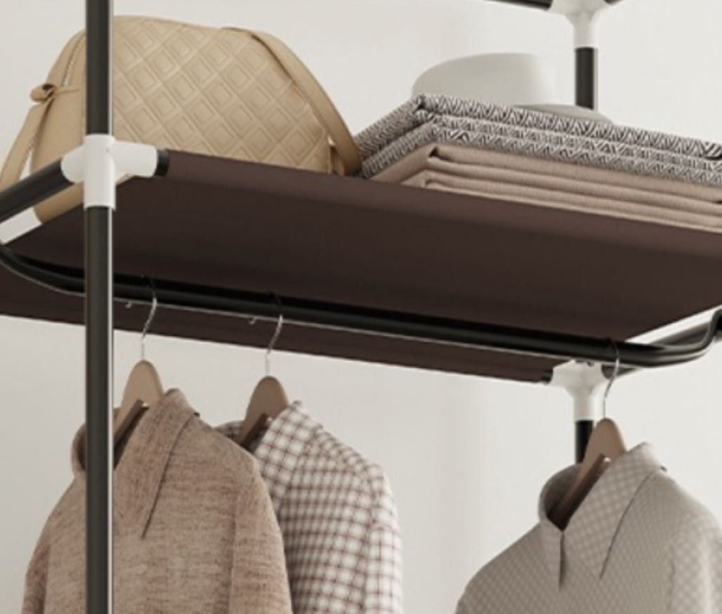 Тканинна шафа для речей на 1 секцію Storage Wardrobe 8863 Сірий